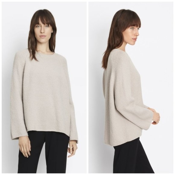 Vince Sweaters - Vince Raglan Sleeve Merino Blend Pullover S